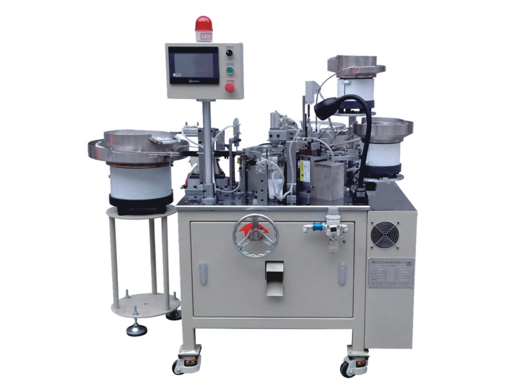 Plastic hari pin assembly machine