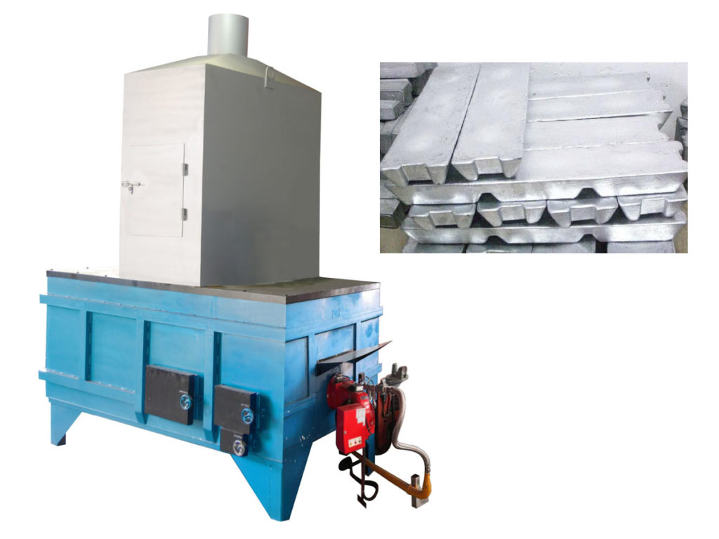 gas zinc die casting furnace