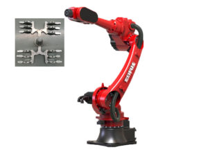 Six-axis Casting Parts Taking and Agent Spraying Robot Arm